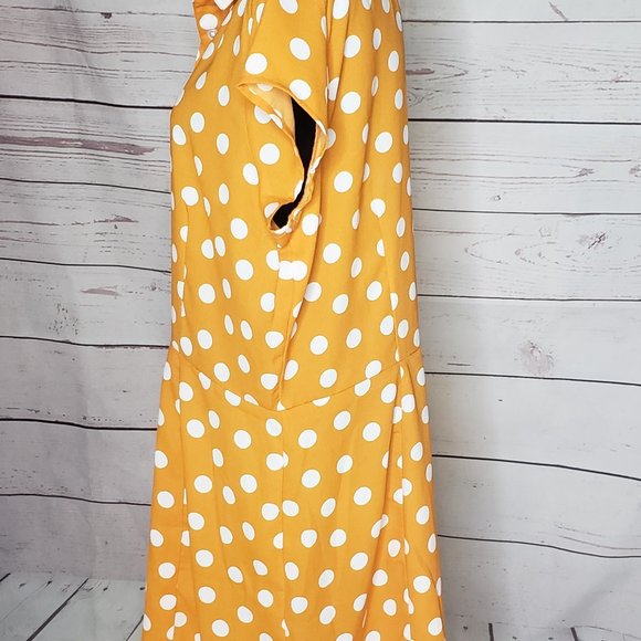 City Streets Polka Dot Dress SZ XXL - Picture 5 of 8